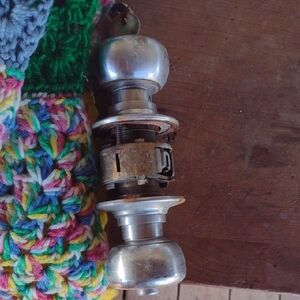 Silver Door Knob Set